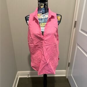 JCrew Sleeveless Linen Top